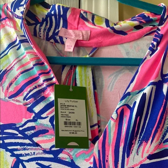 Lilly Pulitzer Vibrant Tropical Print Dress - Picture 2 of 3